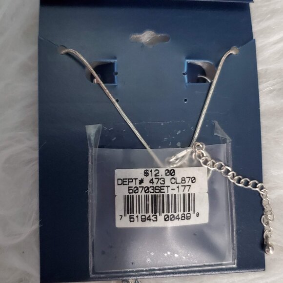 NWT Rebecca Malone Australian Crystal Necklace & Earring Set - Picture 4 of 5